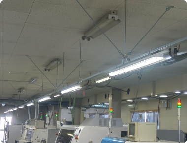 LED照明器具の設置